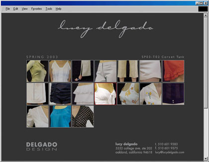 Delgado Design Spring Collection Screenshot 1